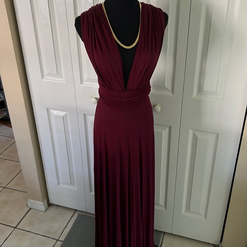 Lulus burgundy Max Dress